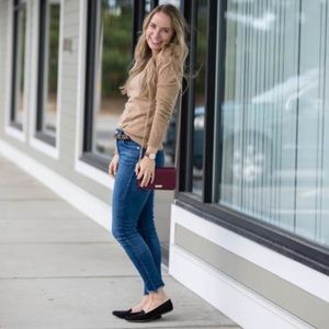 J. Crew Factory Edie leather loafers, sz 12